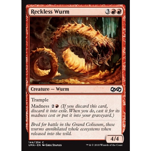Reckless Wurm FOIL - UMA