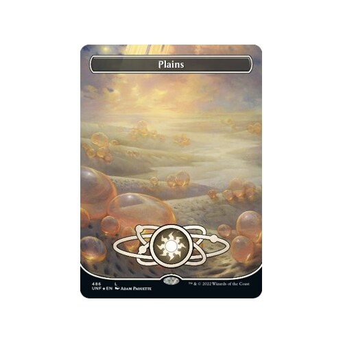 Plains (486) (Borderless) (Galaxy Foil) FOIL - UNF