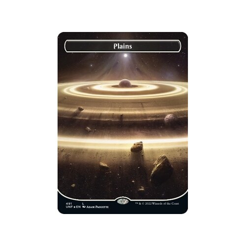 Plains (491) (Borderless) (Galaxy Foil) FOIL - UNF