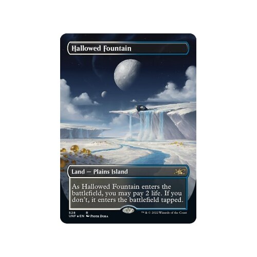 Hallowed Fountain (Borderless) (Galaxy Foil) FOIL - UNF