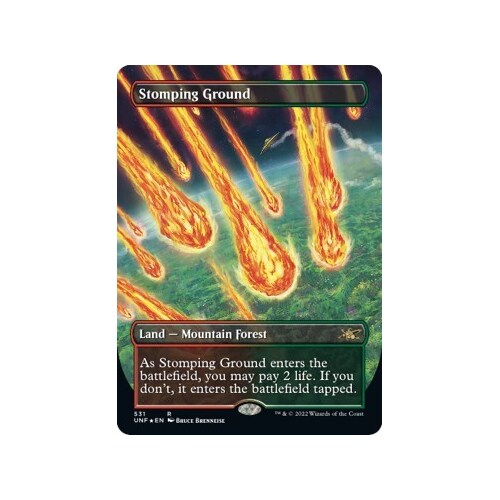 Stomping Ground (Borderless) (Galaxy Foil) FOIL - UNF