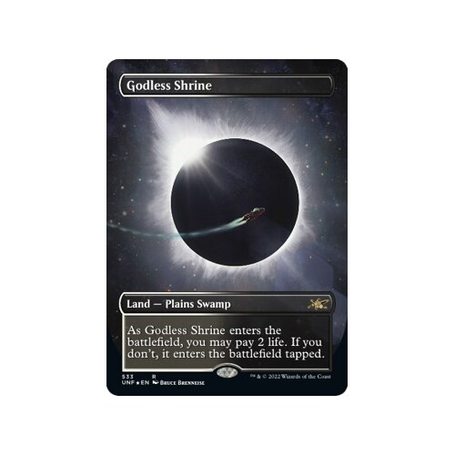 Godless Shrine (Borderless) (Galaxy Foil) FOIL - UNF