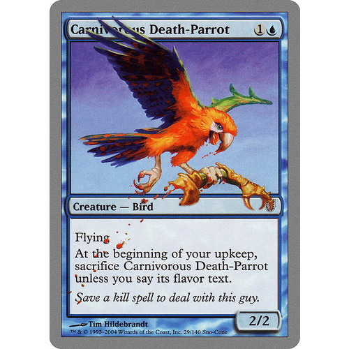 Carnivorous Death-Parrot FOIL - UNH