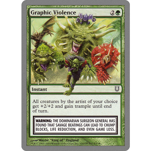 Graphic Violence FOIL - UNH