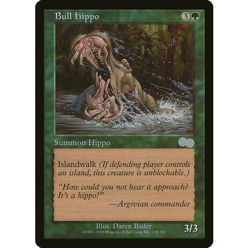 Bull Hippo - USG