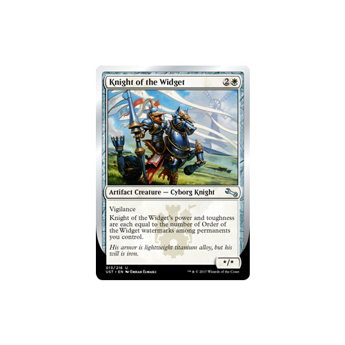 Knight of the Widget - UST
