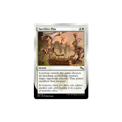 Sacrifice Play FOIL - UST