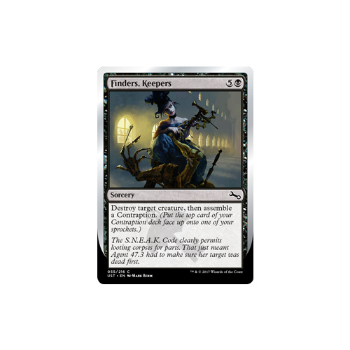 Finders, Keepers - UST