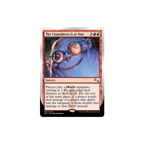 The Countdown Is at One FOIL - UST