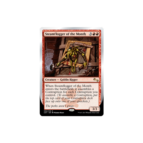 Steamflogger of the Month FOIL - UST