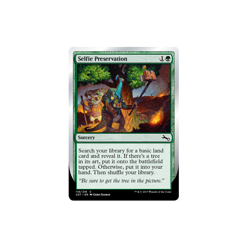 Selfie Preservation - UST