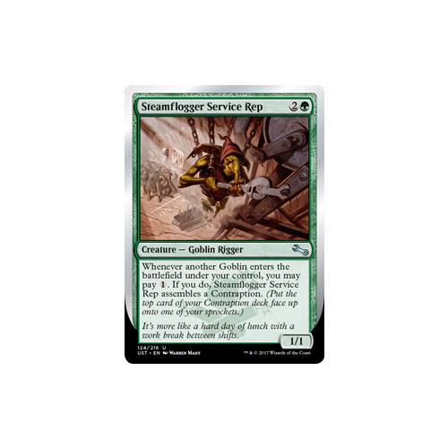 Steamflogger Service Rep FOIL - UST