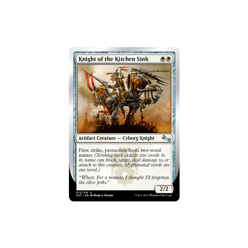 Knight of the Kitchen Sink (E) - UST