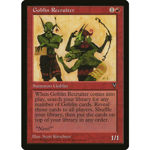 Goblin Recruiter - VIS