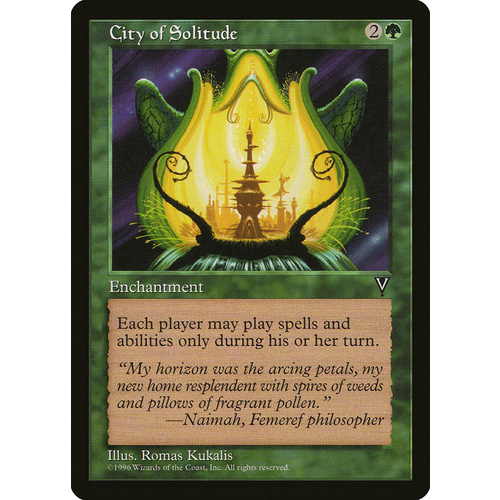 City of Solitude - VIS