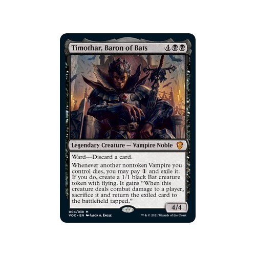 Timothar, Baron of Bats - VOC