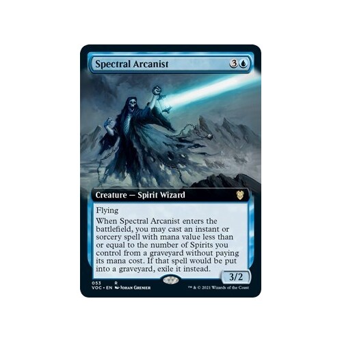 Spectral Arcanist (Extended Art) - VOC