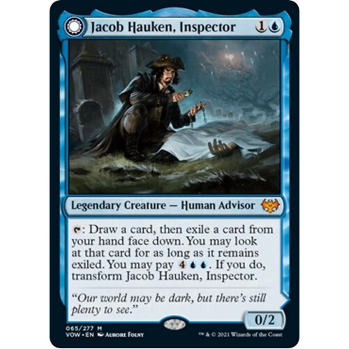 Jacob Hauken, Inspector - VOW