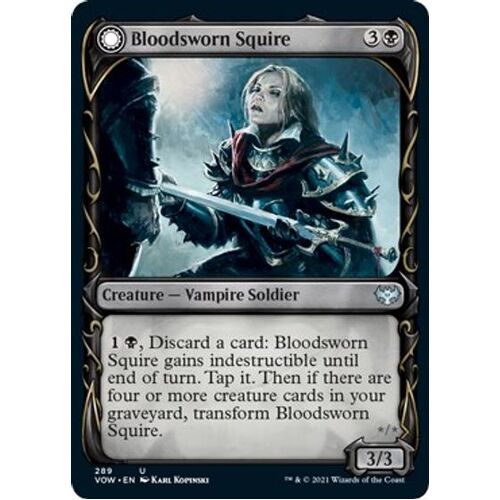 Bloodsworn Squire (Showcase) - VOW
