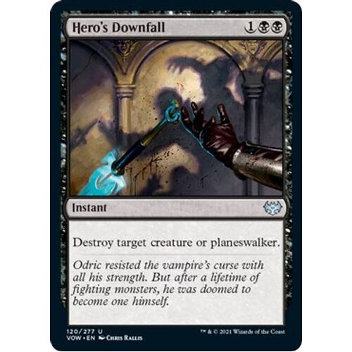 Hero's Downfall FOIL - VOW