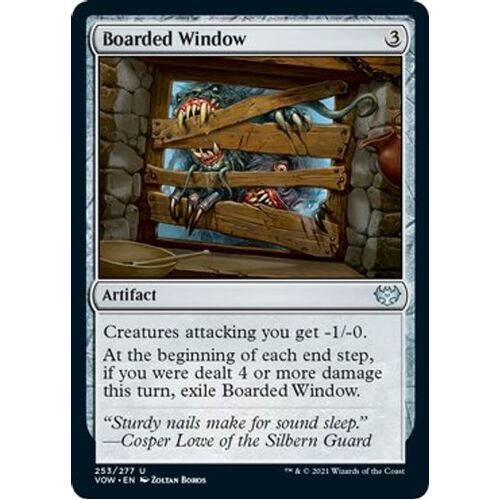 Boarded Window FOIL - VOW