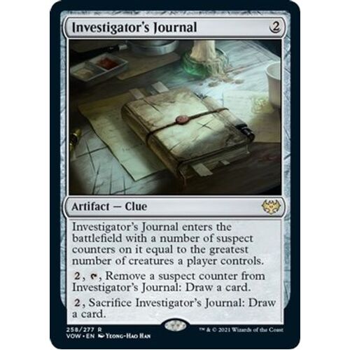 Investigator's Journal FOIL - VOW