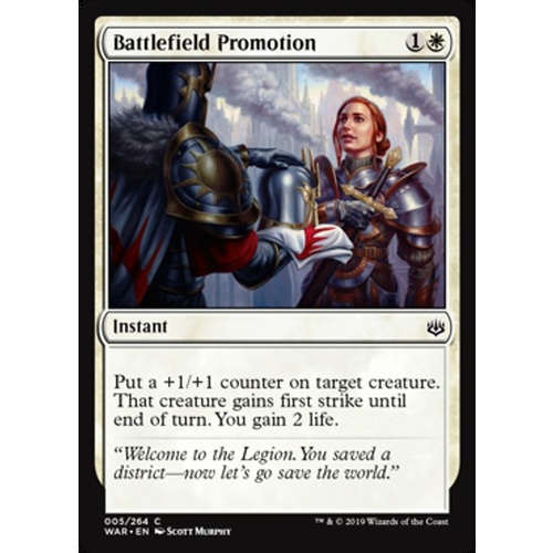 Battlefield Promotion - WAR