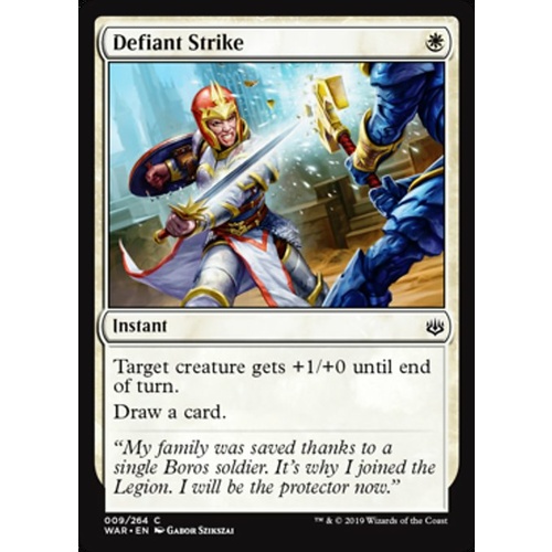 Defiant Strike - WAR
