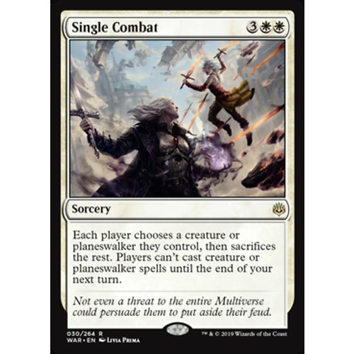 Single Combat - WAR