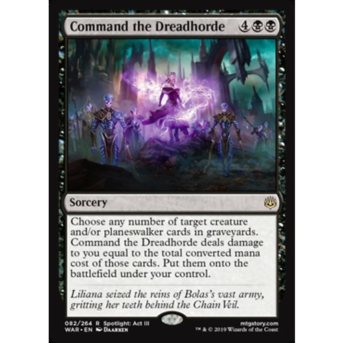 Command the Dreadhorde - WAR