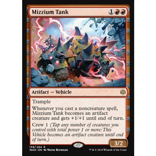 Mizzium Tank - WAR