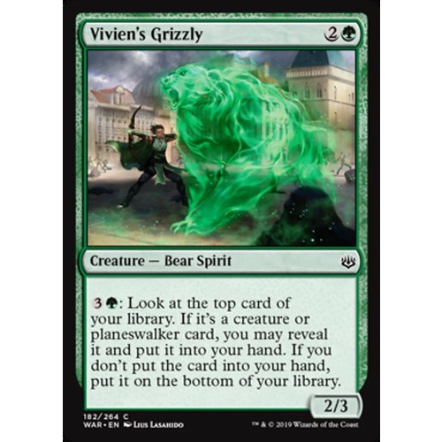 Vivien's Grizzly - WAR