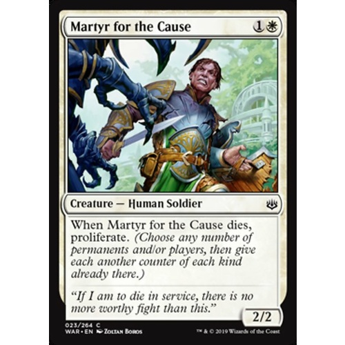 Martyr for the Cause FOIL - WAR