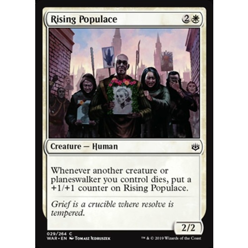 Rising Populace FOIL - WAR