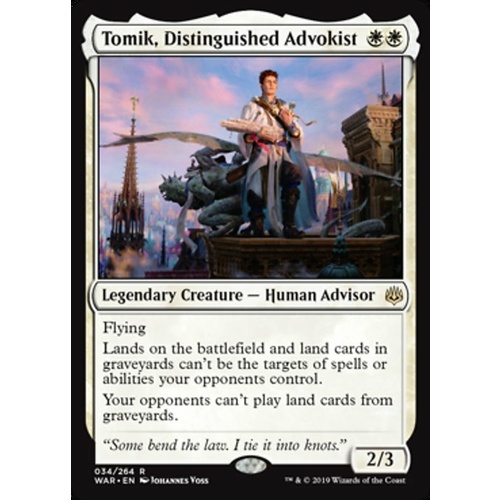 Tomik, Distinguished Advokist FOIL - WAR