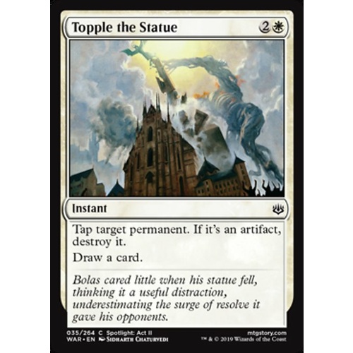 Topple the Statue FOIL - WAR