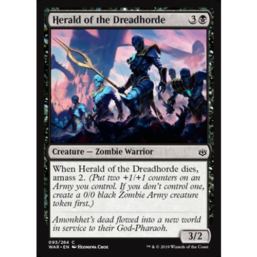 Herald of the Dreadhorde FOIL - WAR
