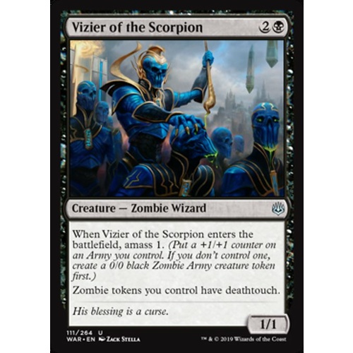Vizier of the Scorpion FOIL - WAR