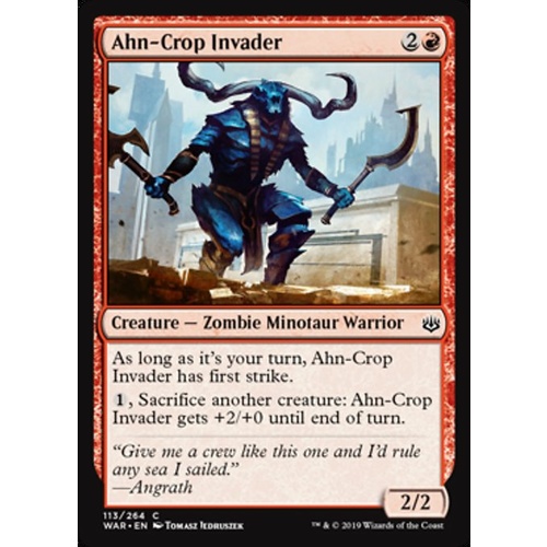 Ahn-Crop Invader FOIL - WAR