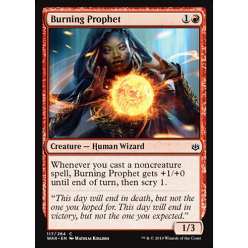 Burning Prophet FOIL - WAR