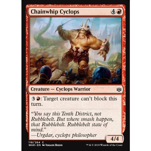 Chainwhip Cyclops FOIL - WAR