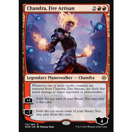 Chandra, Fire Artisan FOIL - WAR