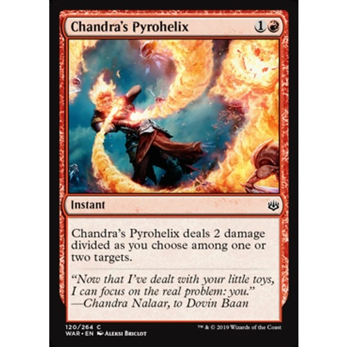 Chandra's Pyrohelix FOIL - WAR