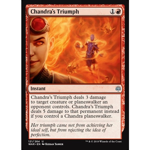 Chandra's Triumph FOIL - WAR
