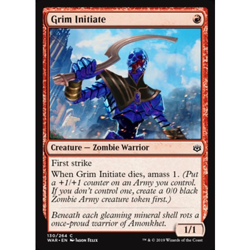 Grim Initiate FOIL - WAR