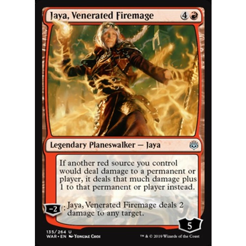 Jaya, Venerated Firemage FOIL - WAR