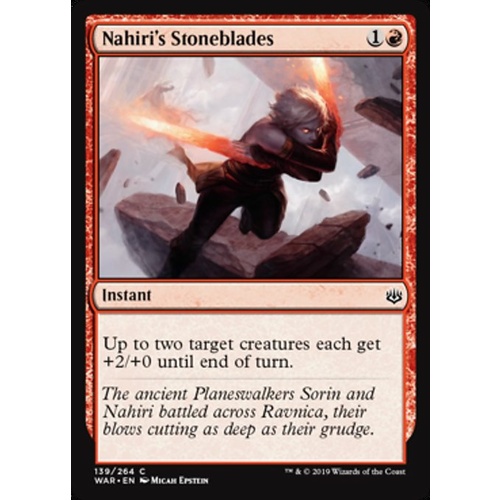 Nahiri's Stoneblades FOIL - WAR