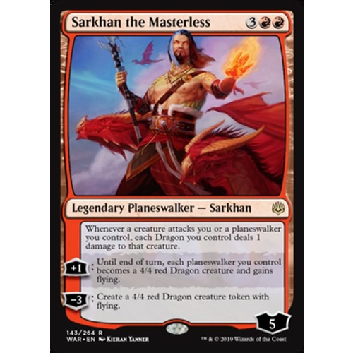 Sarkhan the Masterless FOIL - WAR