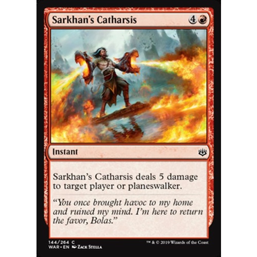 Sarkhan's Catharsis FOIL - WAR