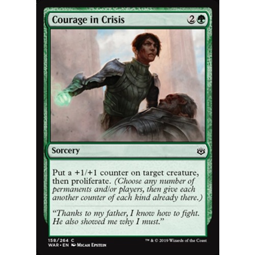 Courage in Crisis FOIL - WAR